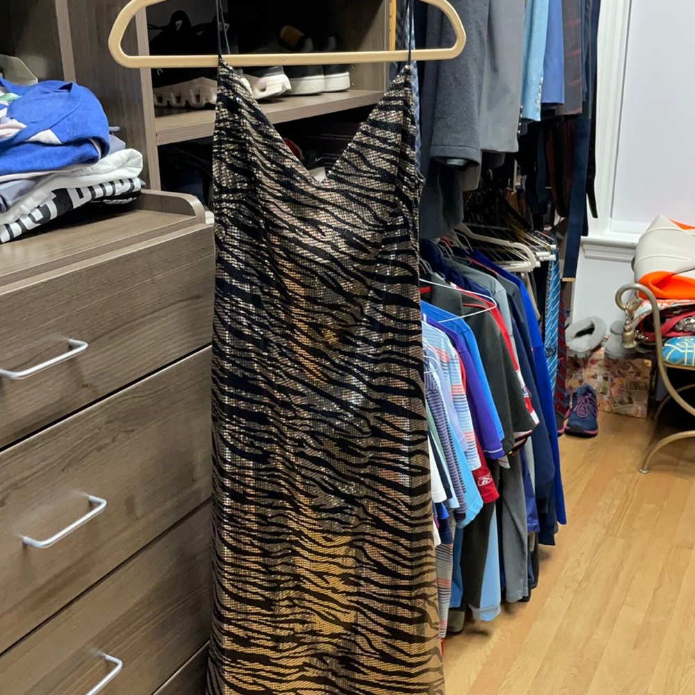 Nwt Black Halo gown